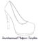 Printable High Heel Stencil Best Photos Of <B>High Heel Pertaining To High Heel Template For Cards