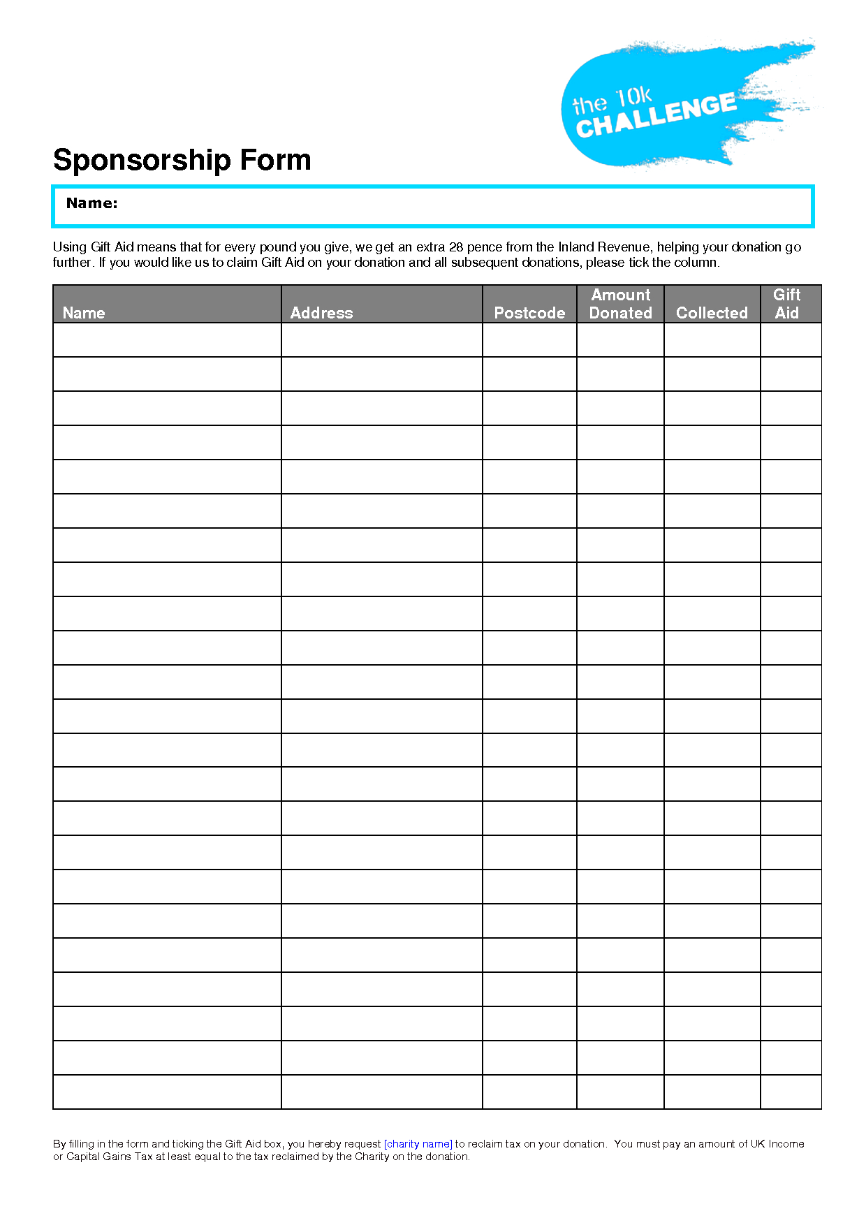 Printable Sponsor Forms Staff Leave Application Form In Sponsor Card Template