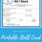 Printable Stall Card – The Printable Pony Throughout Horse Stall Card Template