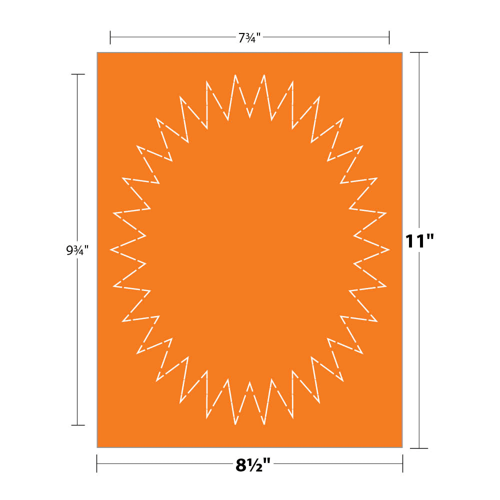 Printable Starburst Shape – Bittersweet – Cover | Blanks/usa Inside Blanks Usa Templates