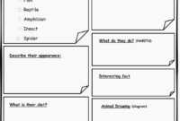 Printable - Template For Recording Information/facts On with Template For Information Report