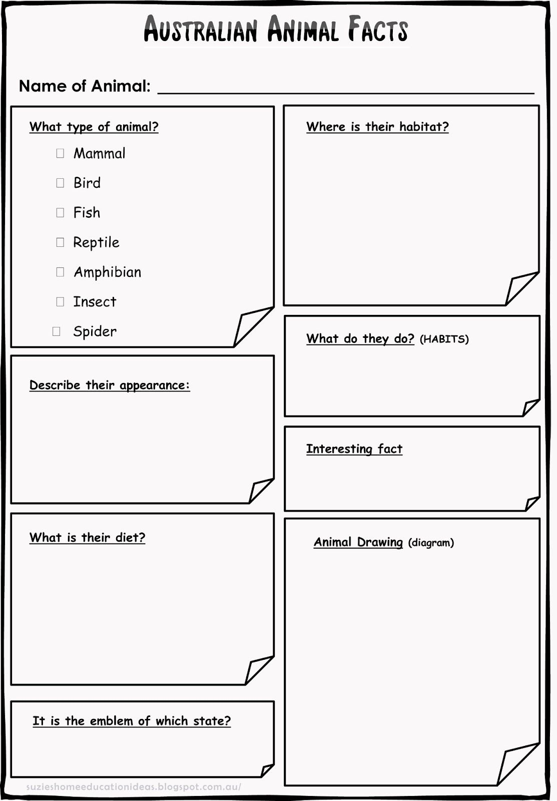 Printable – Template For Recording Information/facts On With Template For Information Report