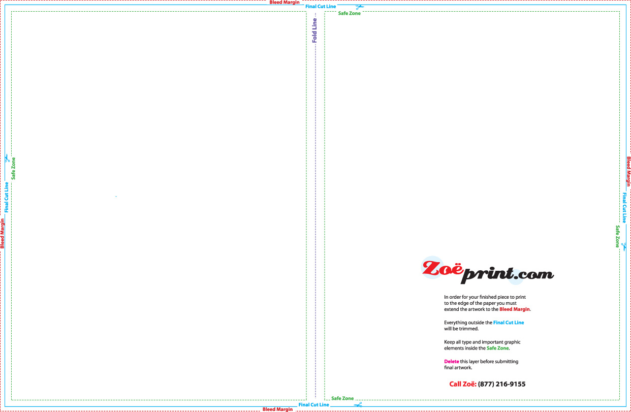 Printing Templates – Zoeprint Inside 8.5 X11 Brochure Template