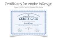 Printperfect - Certificate Templates For Indesign for Indesign Certificate Template