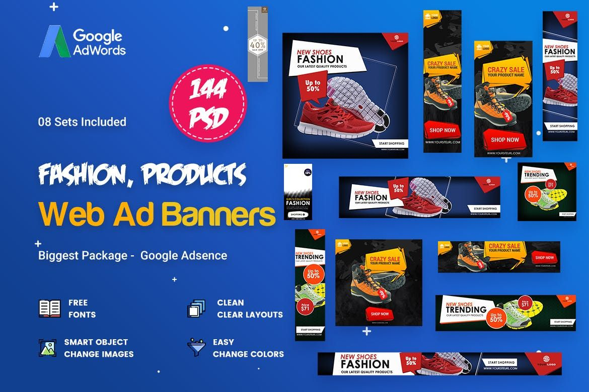 Product Banners Ads Template Psd | Web Banners – Ads | Ads With Regard To Product Banner Template