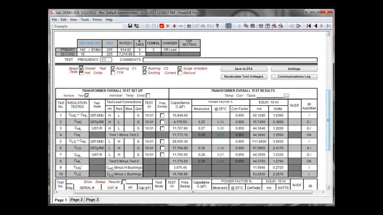 Products In Megger Test Report Template