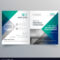 Professional Blue Bi Fold Brochure Template Design With Regard To Professional Brochure Design Templates