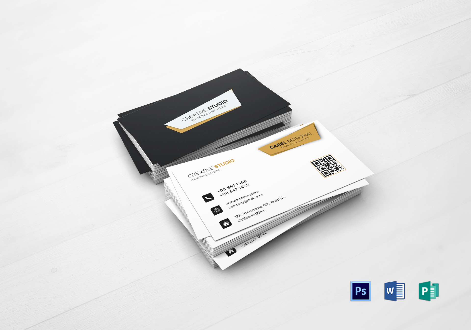 Professional Business Card Template Pertaining To Company Business Cards Templates