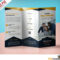 Professional Corporate Tri Fold Brochure Free Psd Template For Adobe Tri Fold Brochure Template