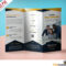 Professional Corporate Tri Fold Brochure Free Psd Template Intended For Three Panel Brochure Template