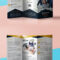 Professional Corporate Tri Fold Brochure Free Psd Template Within Brochure Folding Templates