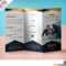 Professional Corporate Tri Fold Brochure Free Psd Template Within Free Three Fold Brochure Template