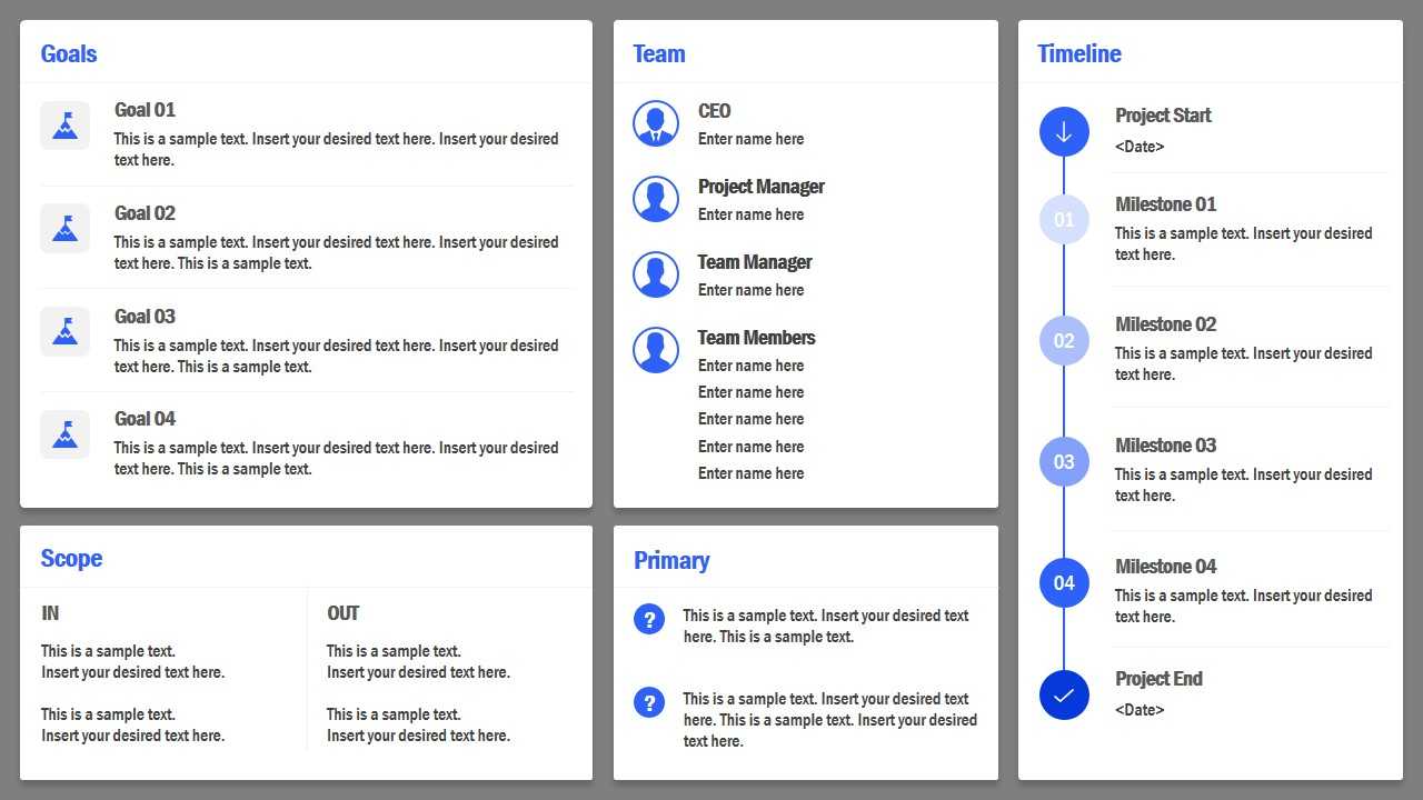 Project Charter Powerpoint Template With Team Charter Template Powerpoint