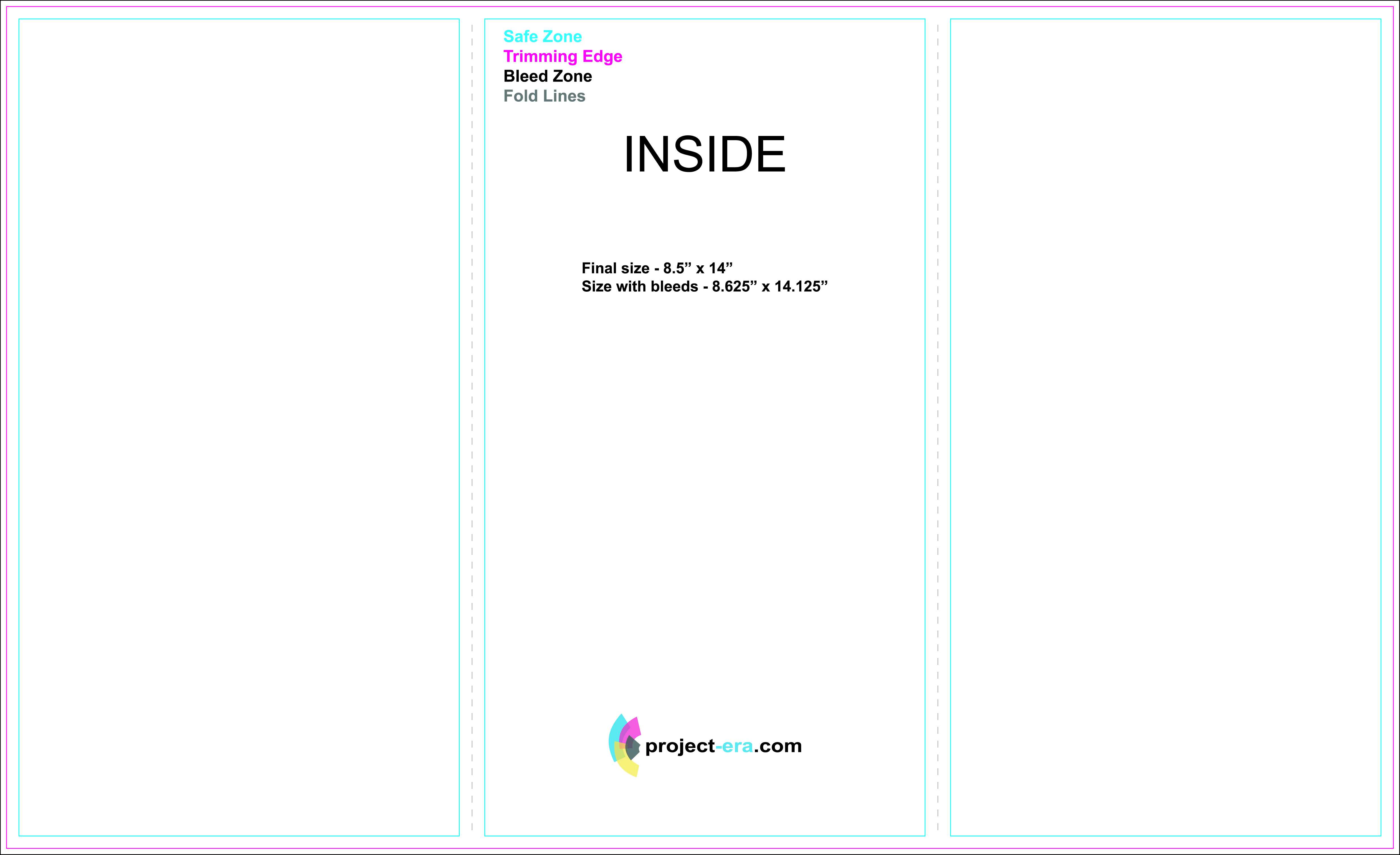 Project Era – Print & Design Services – Print Templates With 8.5 X11 Brochure Template