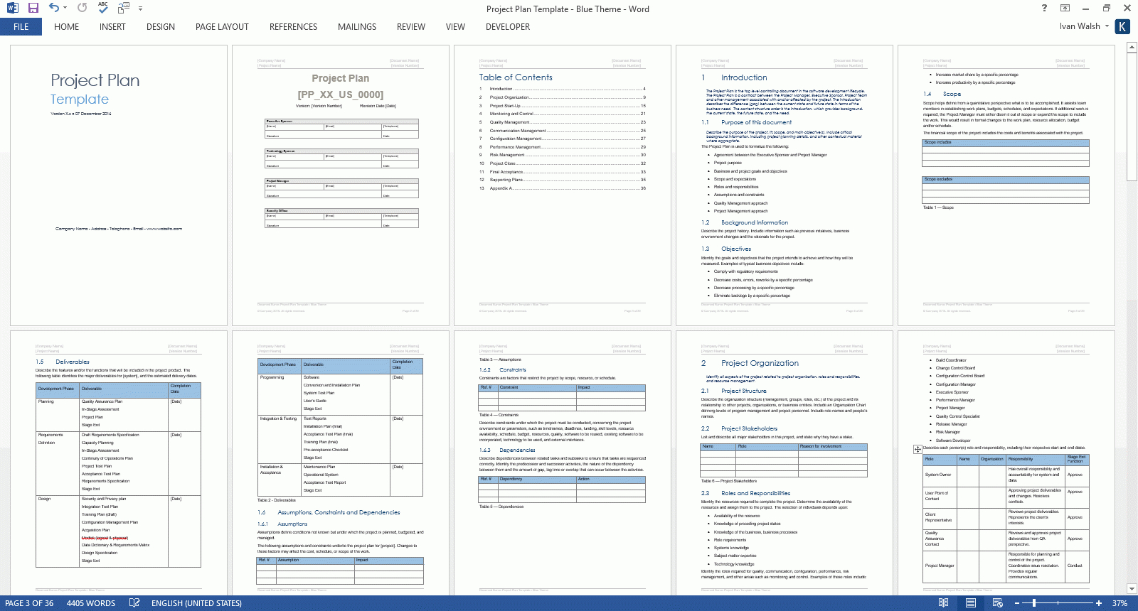 Project Plan Templates – Ms Word + 10 X Excels Spreadsheets Regarding Ms Word Templates For Project Report