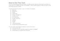 Project Post Mortem Template with Post Project Report Template