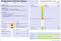 Project Summary On A Page Status Template: Single Page Report inside One Page Status Report Template