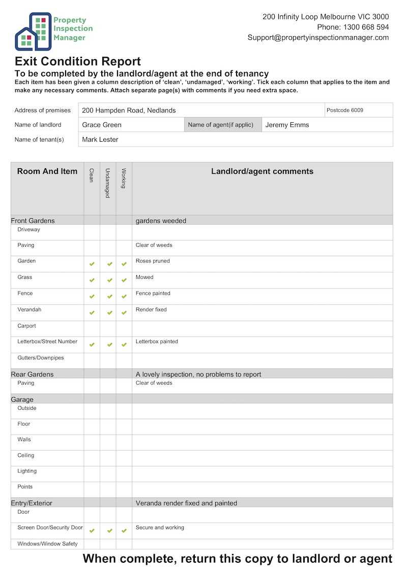 Property Inspection Manager Intended For Property Condition Assessment Report Template