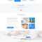 Psd Templates: 20 One Page Free Web Templates | Freebies Inside Single Page Brochure Templates Psd