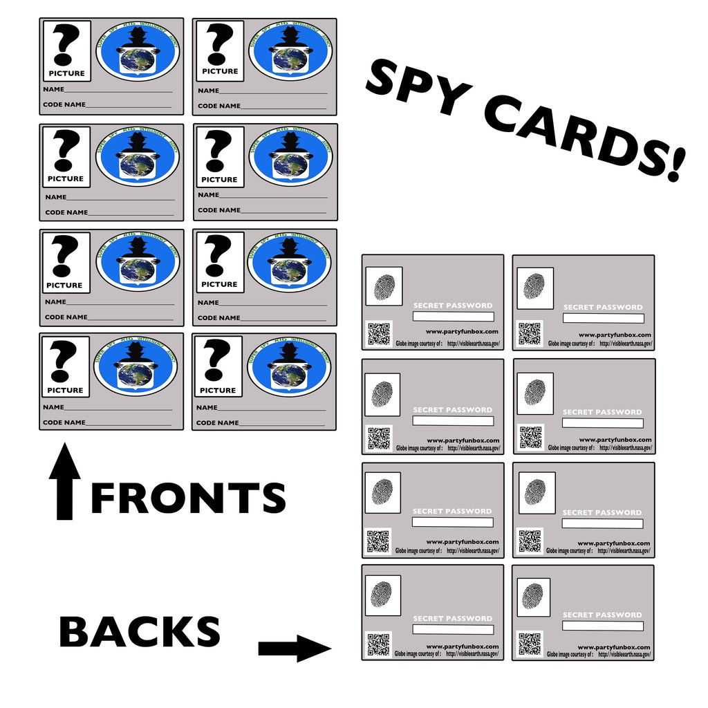 Psst  Free Printable Spy Identification Cards | Party Fun In Spy Id Card Template