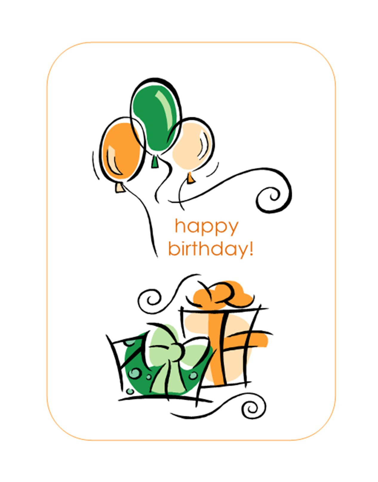 Quarter Fold Birthday Card Template – Atlantaauctionco Throughout Quarter Fold Birthday Card Template