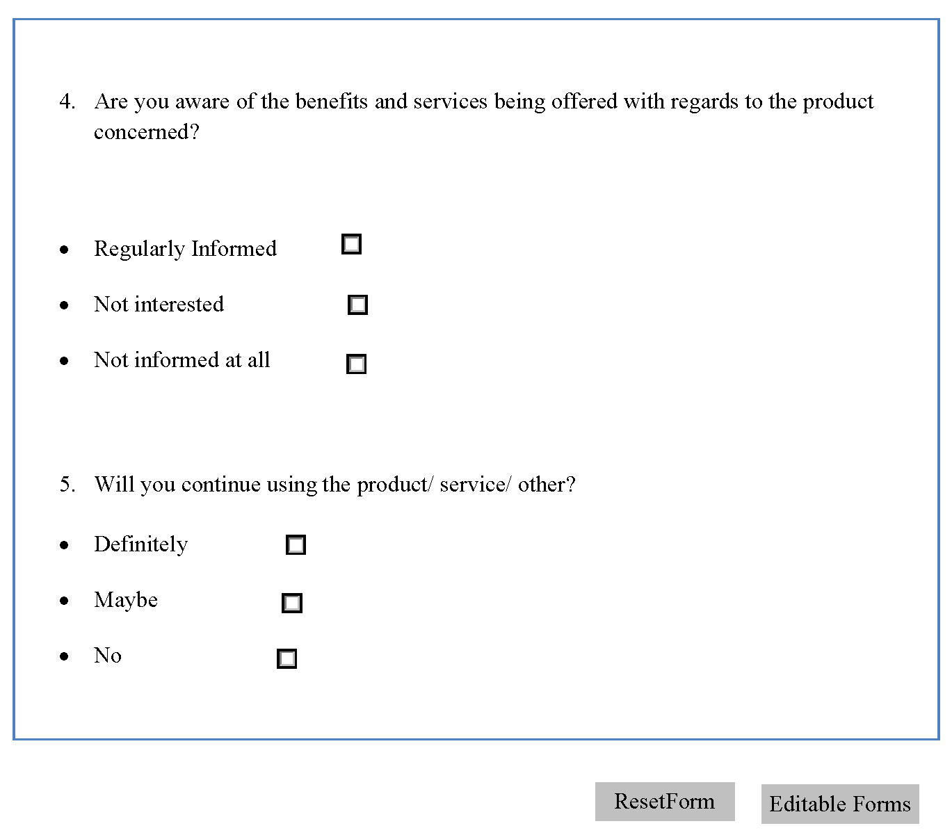 Questionnaire Design Template | Editable Forms Throughout Questionnaire Design Template Word