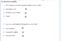 Questionnaire Design Template | Editable Forms within Questionnaire Design Template Word