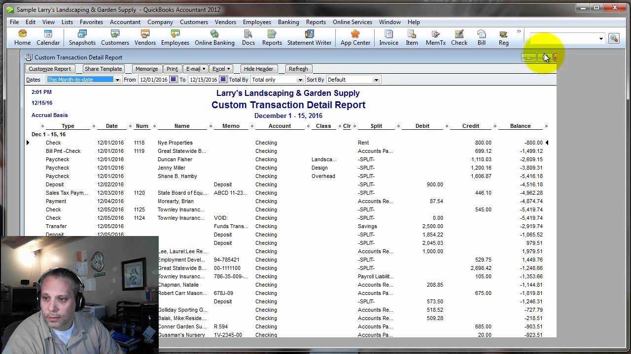 Quickbooks Help – How To Create A Check Register Report In Quickbooks Intended For Quick Book Reports Templates