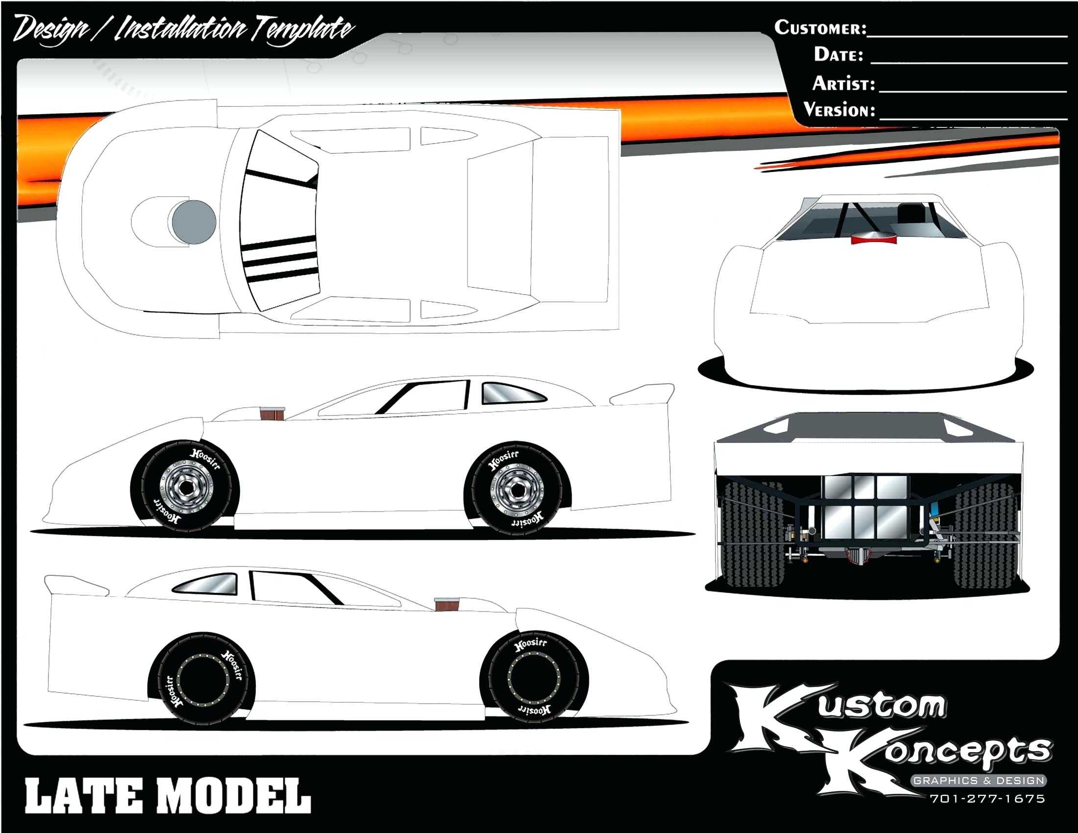 Race Car Template – Wepage.co With Regard To Blank Race Car For Blank Race Car Templates