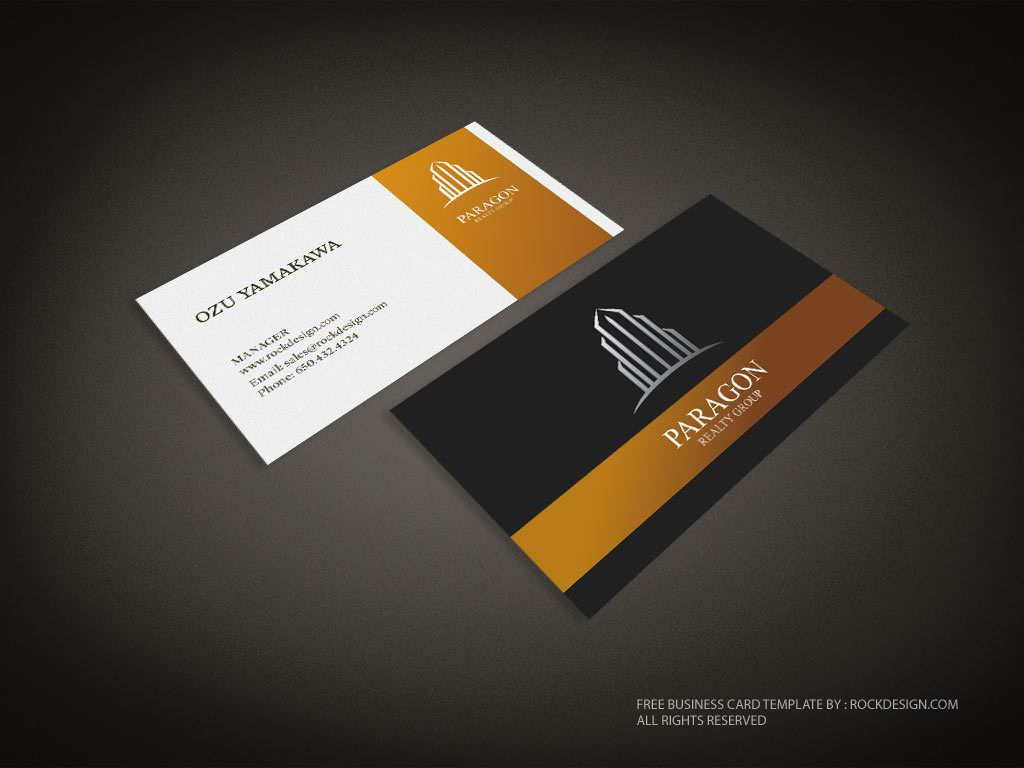 Real Estate Business Card Template | Download Free Design In Download Visiting Card Templates