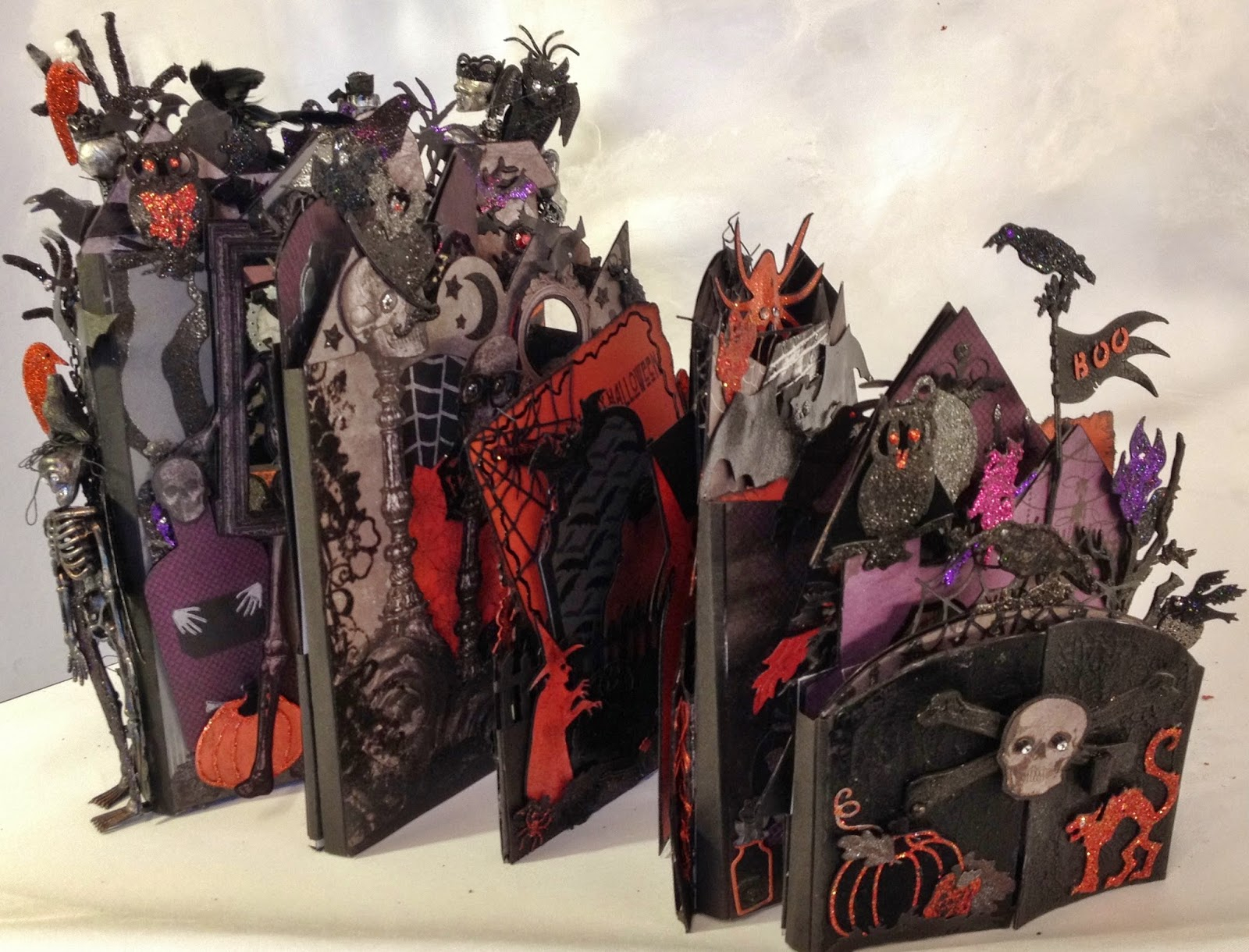 Recollections Spooky Castle Halloween Mini Album | Annes Throughout Recollections Cards And Envelopes Templates