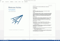 Release Notes Templates in Software Release Notes Template Word