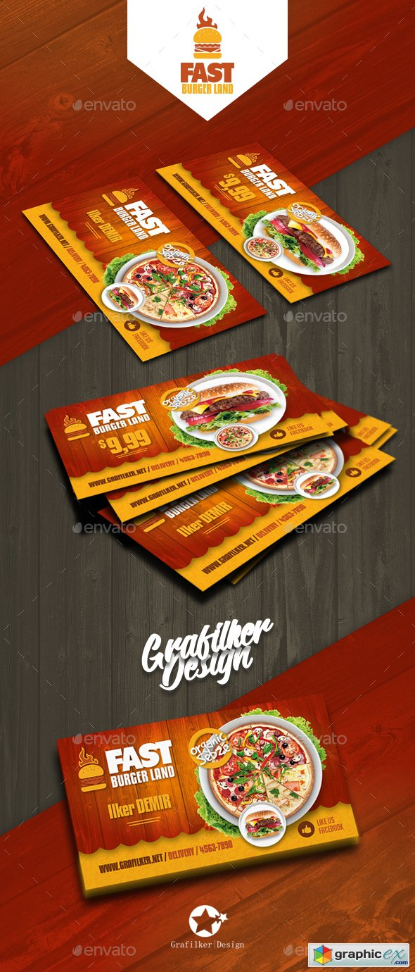 Restaurant Business Card Templates 20760814 » Free Download Inside Restaurant Business Cards Templates Free