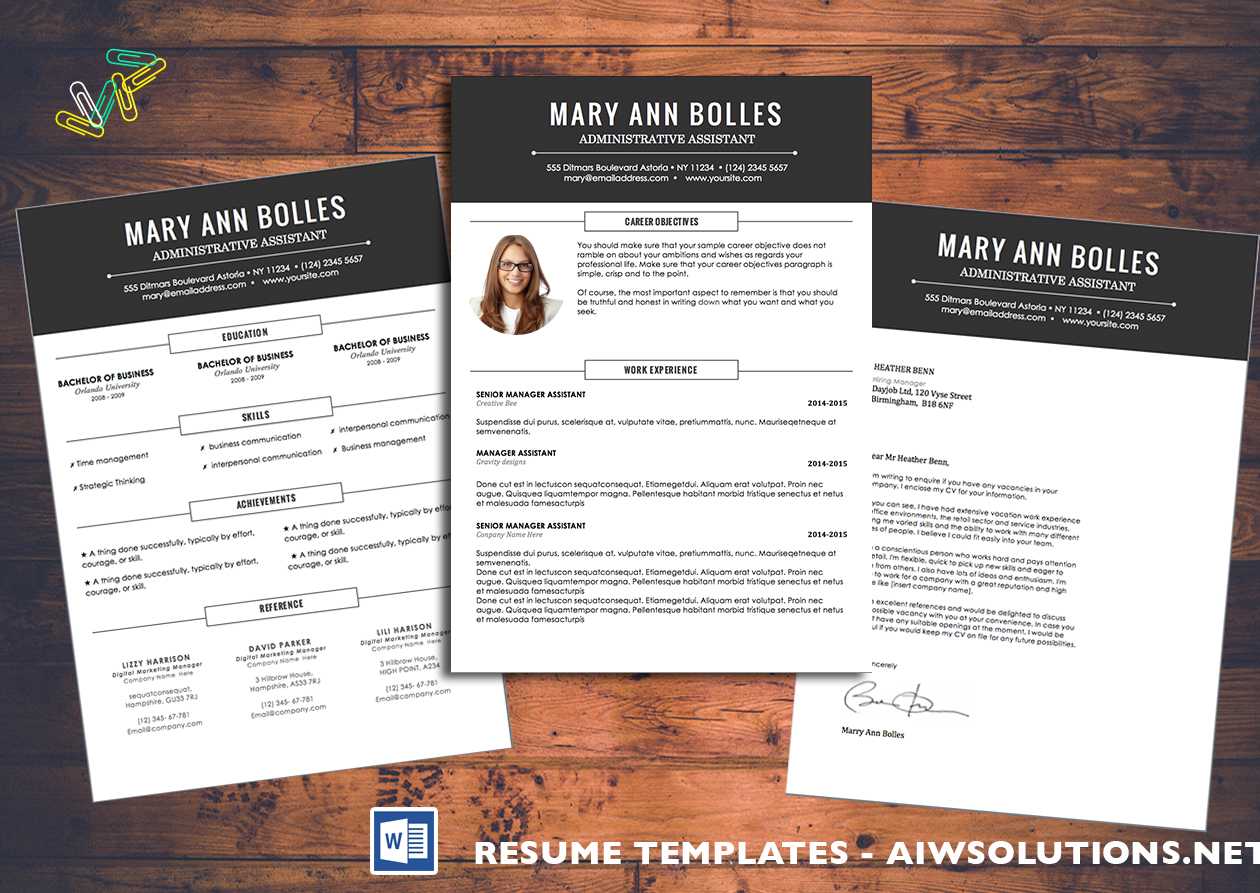 Resume Template Id02 Regarding Resume Templates Word 2010