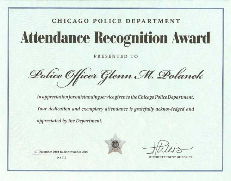 Life Saving Award Certificate Template