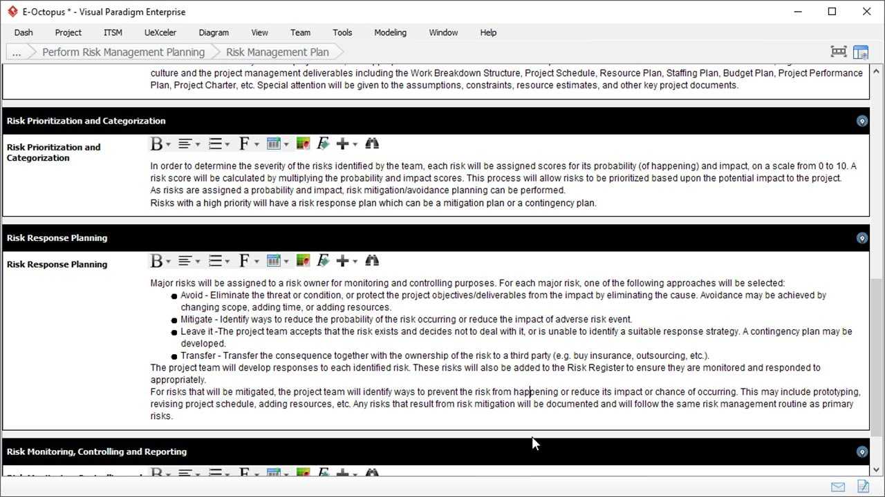 Risk Management Plan Template – Project Management Throughout Enterprise Risk Management Report Template