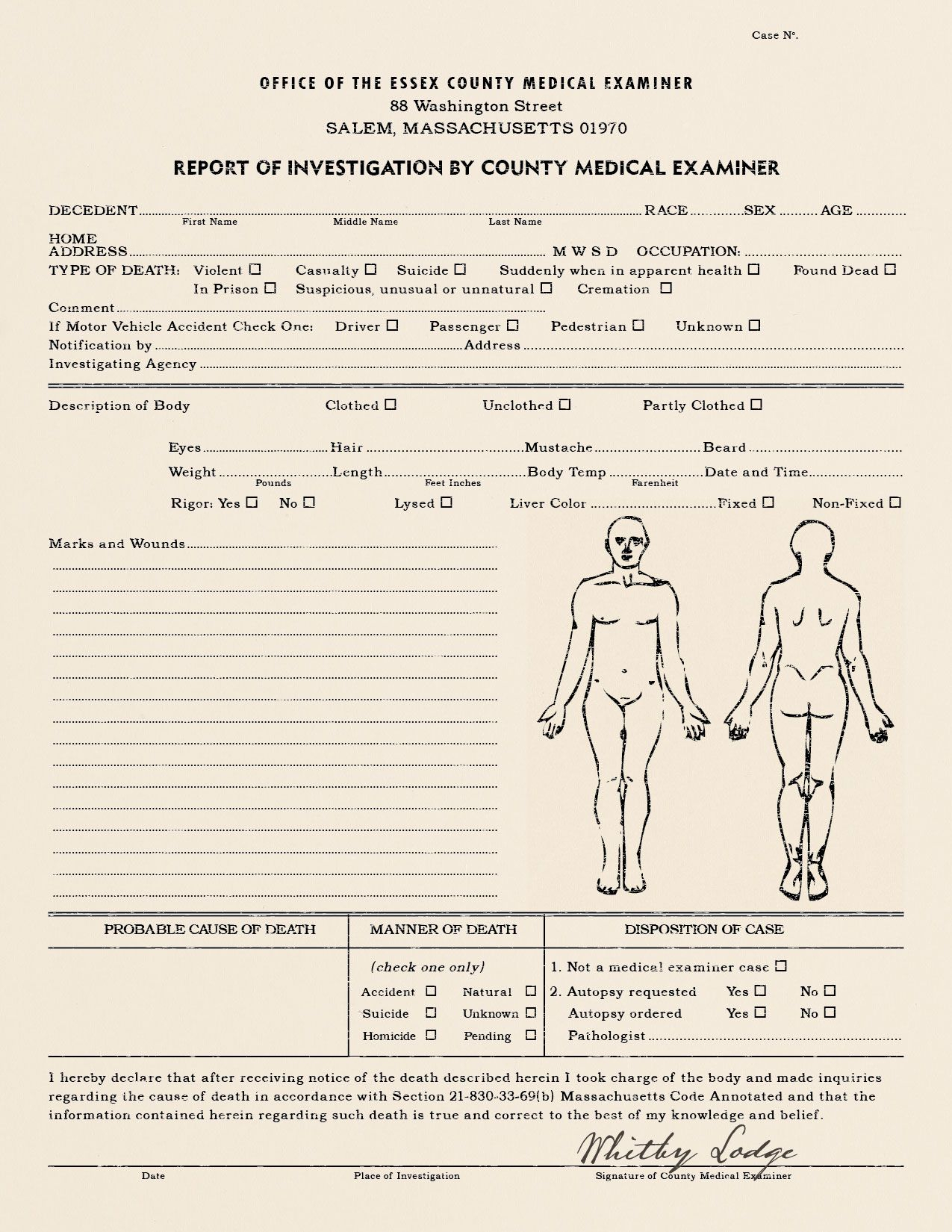 Rites Of Solstice | Amazing Writing Resources | Essex County Intended For Autopsy Report Template