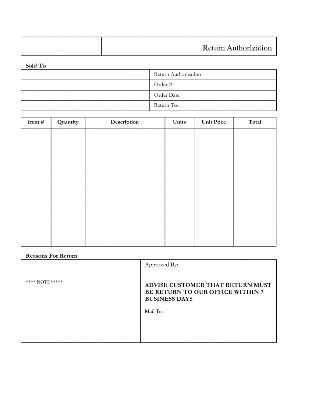 Rma Formation Formula Format Download Form Pdf Making Home For Rma Report Template