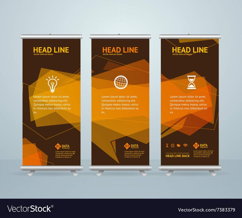 Roll Up Banner Stand Design Template Inside Banner Stand Design Templates