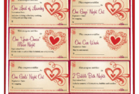 Romantic Love Coupon Template Printable | Love Coupons For intended for Love Coupon Template For Word