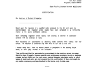 Roof Certification Form Template - Fill Online, Printable pertaining to Roof Certification Template