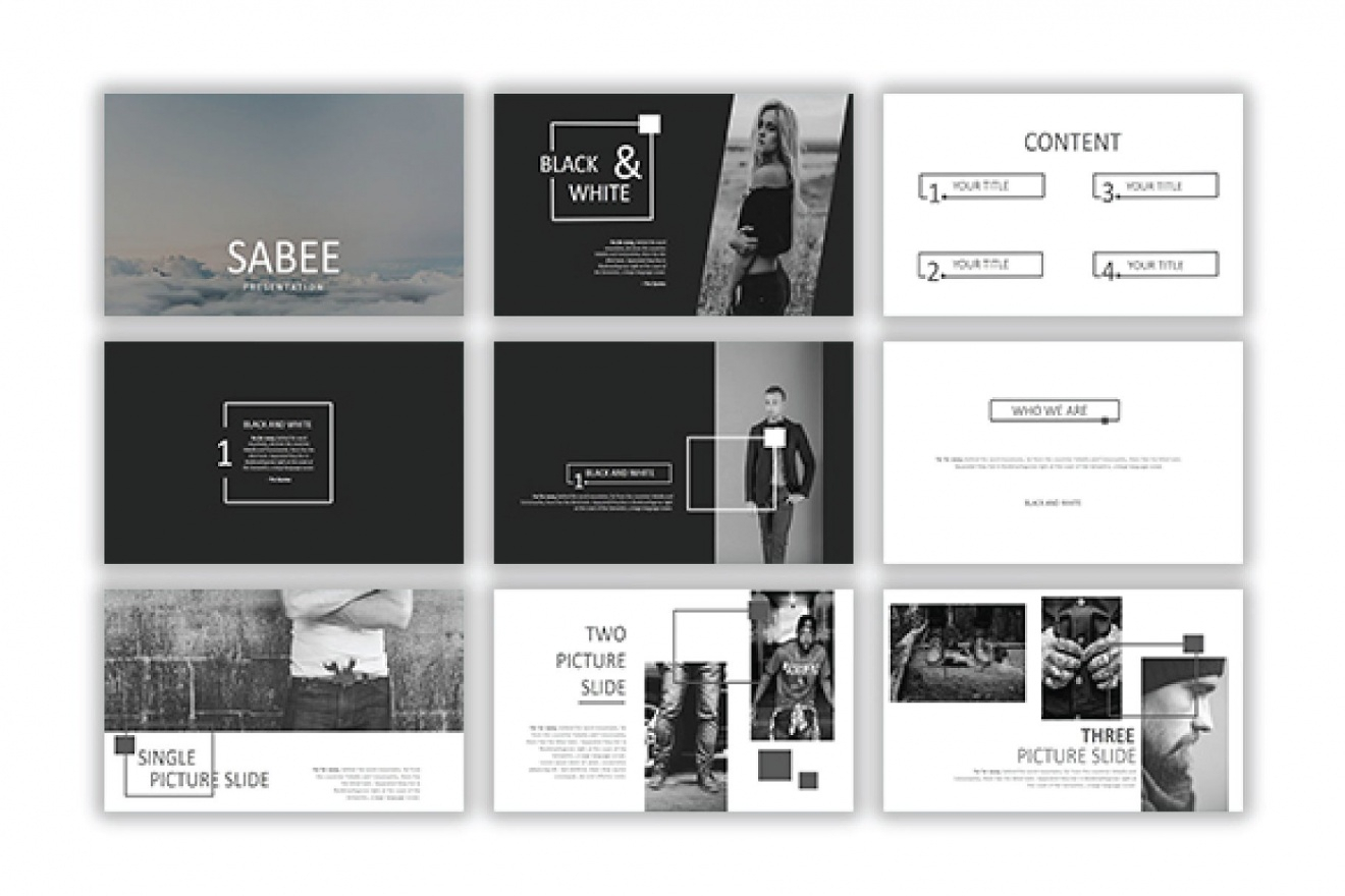 Sabee Powerpoint Template Free Download – Just Free Slides For Powerpoint Photo Slideshow Template