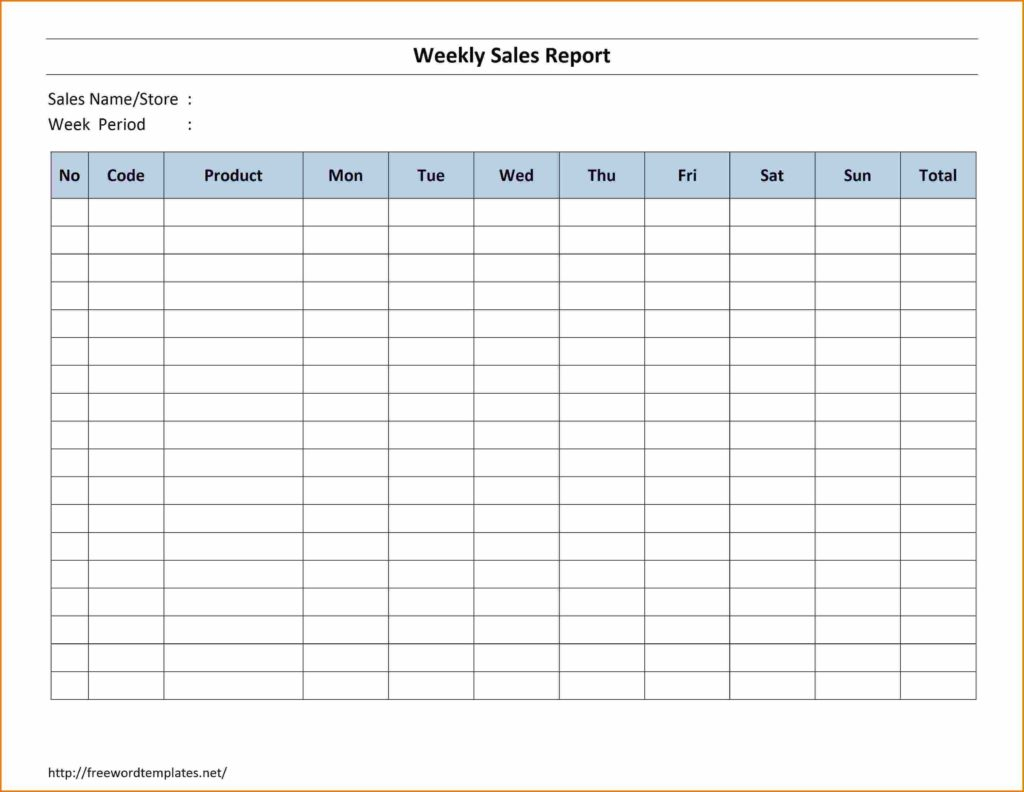 Sales Lead Report Template And Weekly Activity Sample With Regard To Weekly Activity Report Template