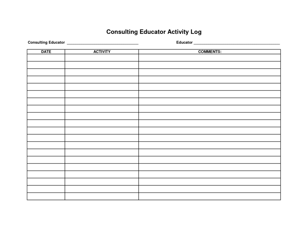 Sales Rep Call Report Template And Police Daily Activity Log Within Sales Rep Call Report Template