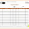 Sample Church Income And Expense Report | Dailovour For Quarterly Expense Report Template