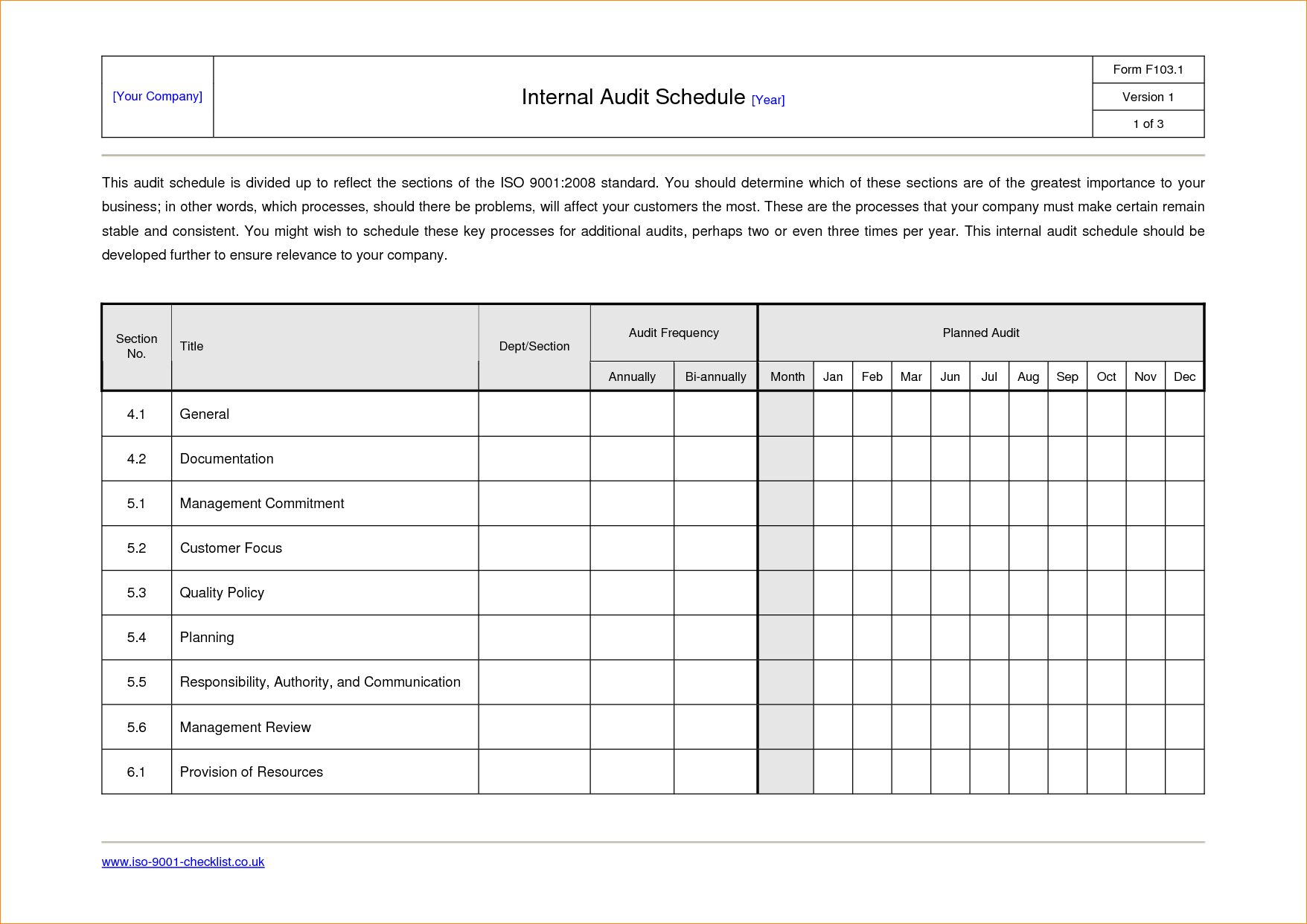 Sample Internal Audit Report Template Call Center Floor In Baseline Report Template