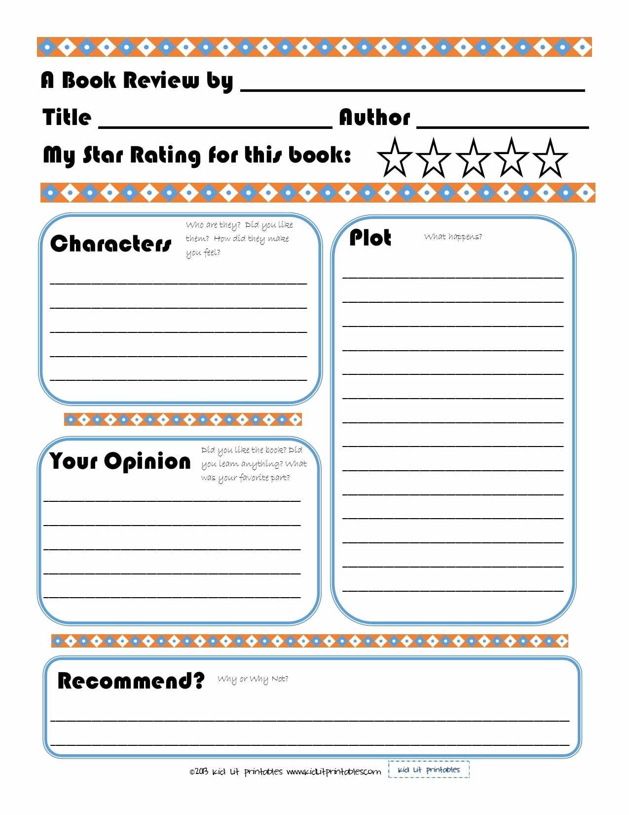 Sandwich Book Report Printable Template Free For Sandwich Regarding Sandwich Book Report Printable Template