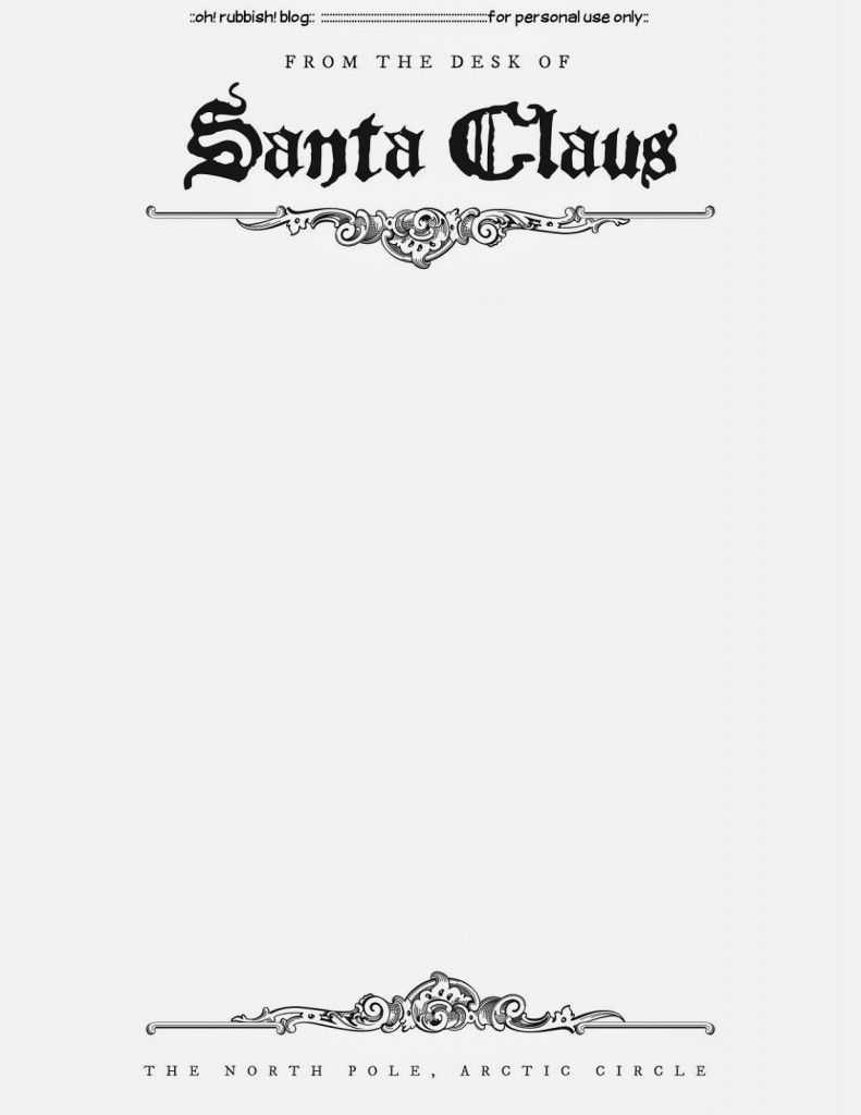 Santa Letter Templates | Christmas | Santa Letter, Santa With Santa Letter Template Word