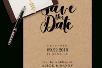 Save The Date Templates For Word [100% Free Download] pertaining to Save The Date Templates Word
