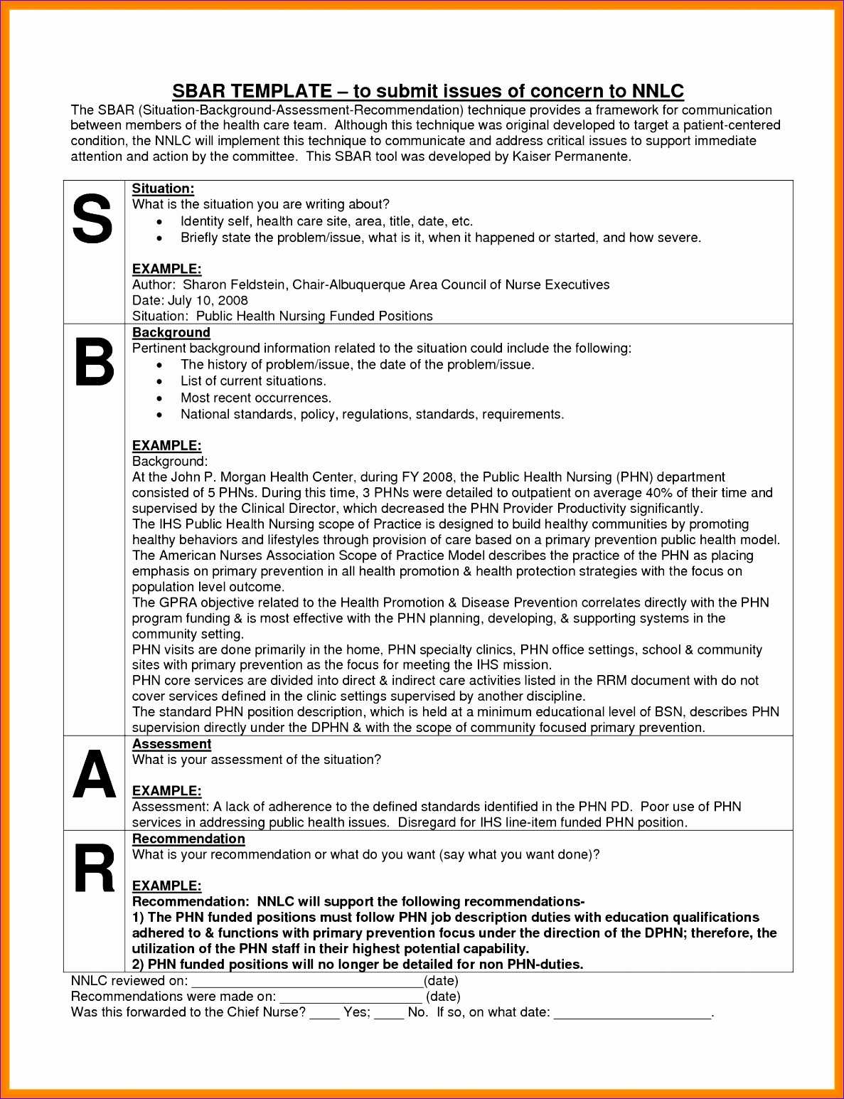 Sbar Template Pdf – Resume Examples | Resume Template Inside Sbar Template Word